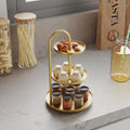 3 Katli Metal Taki Standi - Altin