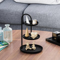 3 Katli Metal Taki Standi - Siyah
