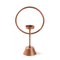 Halka Metal Tealight Mumluk - Bakir
