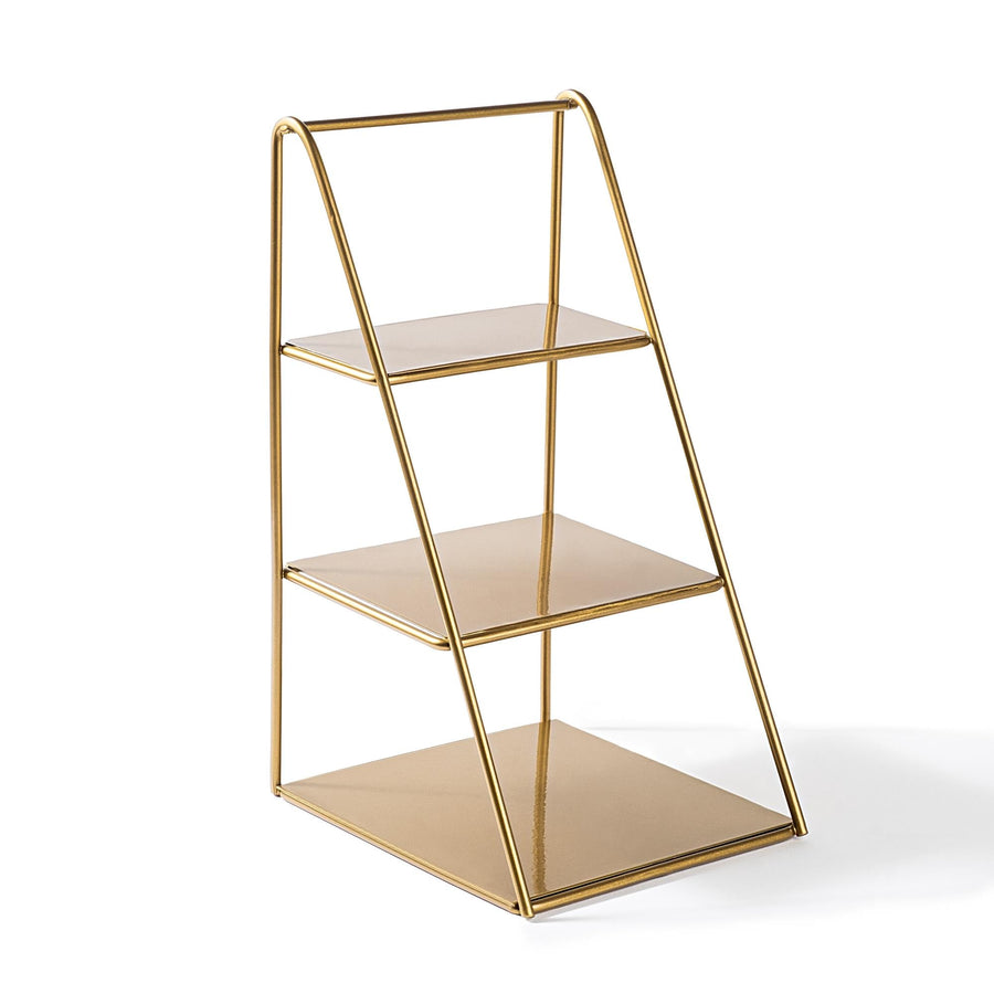 Altin Metal 3 Katli Taki ve Duzenleme Standi - Altin