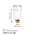Altin Metal Modern Semsiyelik - Altin