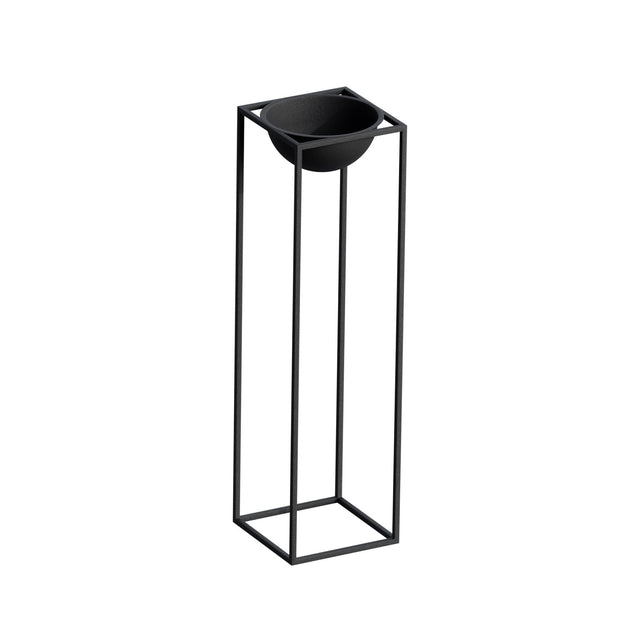 Siyah Metal Saksılık Stand - Siyah