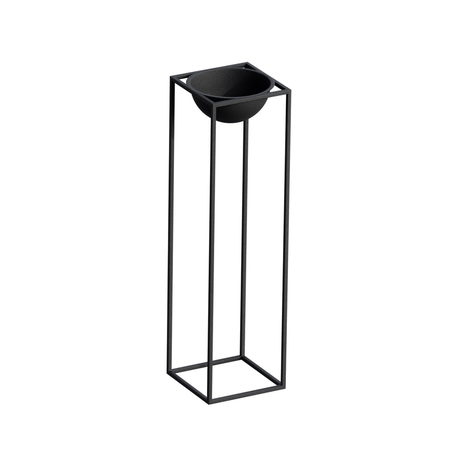 Siyah Metal Saksılık Stand - Siyah
