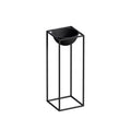 Siyah Metal Saksılık Stand Kısa - Siyah