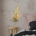 Sol Anahtarı LED Aplik - Altın