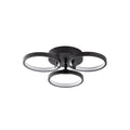 Halka Modern LED Plafonyer - Siyah