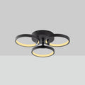 Halka Modern LED Plafonyer - Siyah