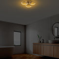 Halka Modern LED Plafonyer - Altın
