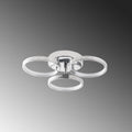 Halka Modern LED Plafonyer - Gümüş