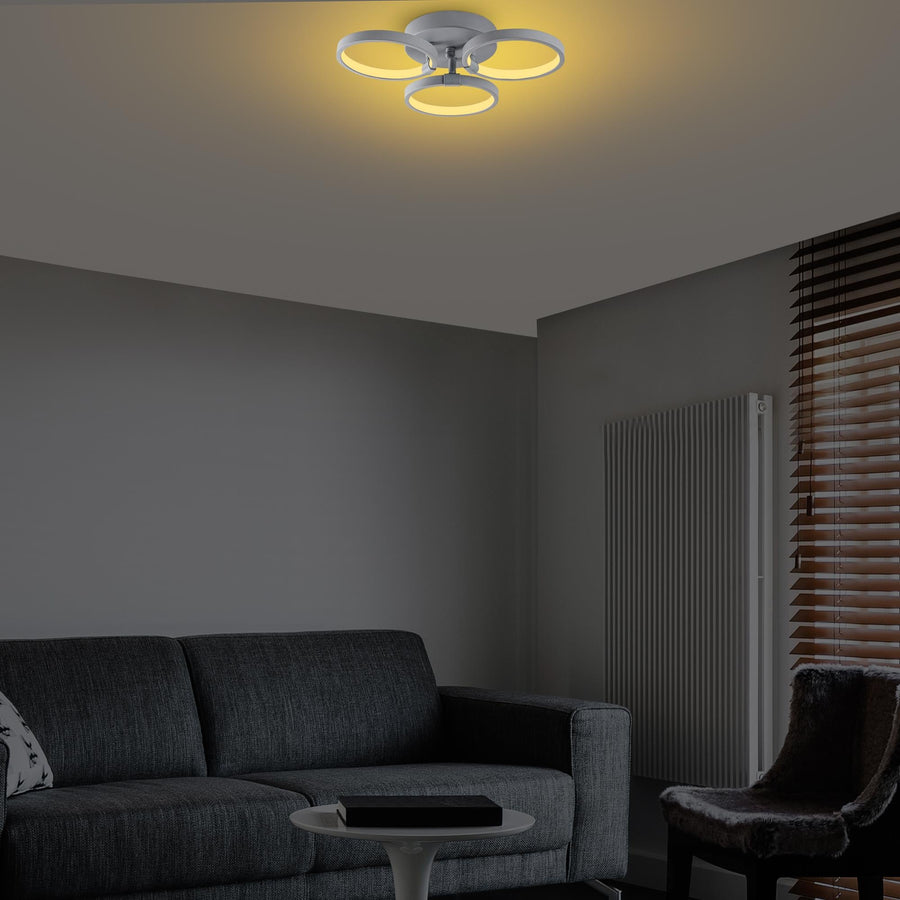 Halka Modern LED Plafonyer - Gri
