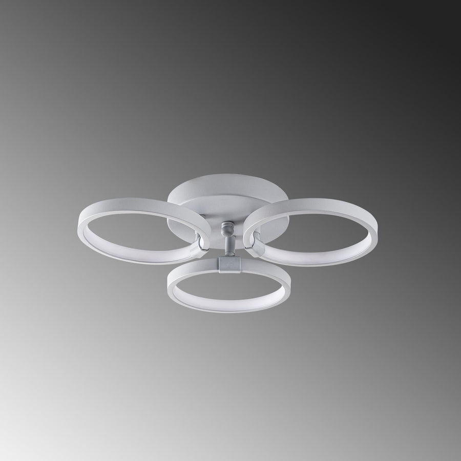 Halka Modern LED Plafonyer - Gri