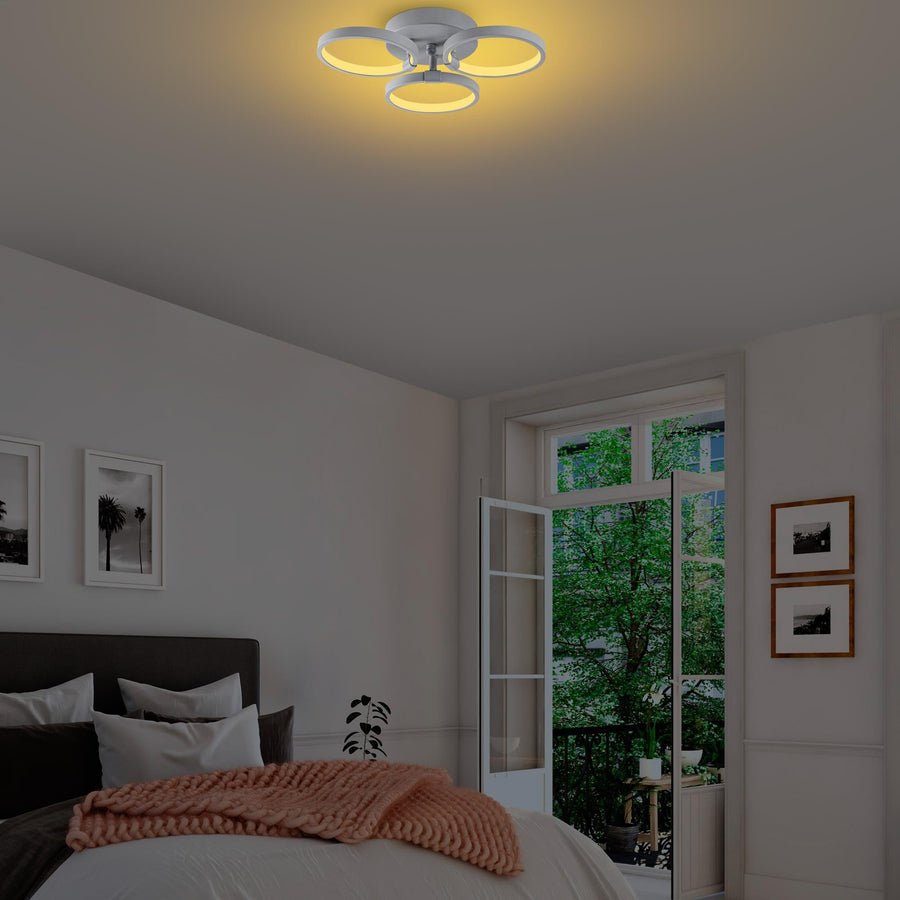 Halka Modern LED Plafonyer - Gri