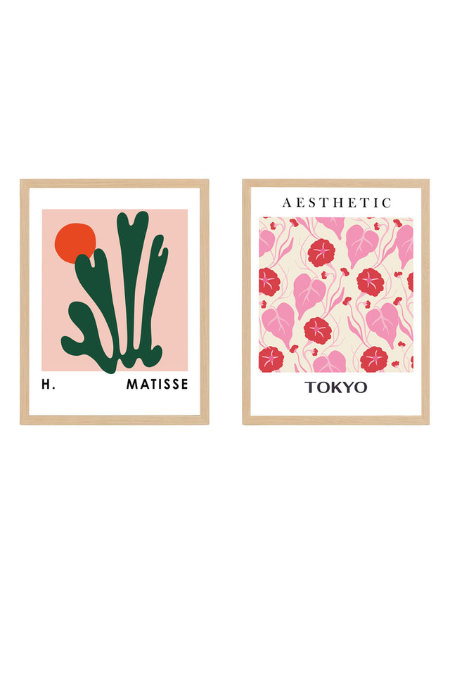 Modern Aesthetic Tablo Seti - Renkli 2’li Set | huhu166