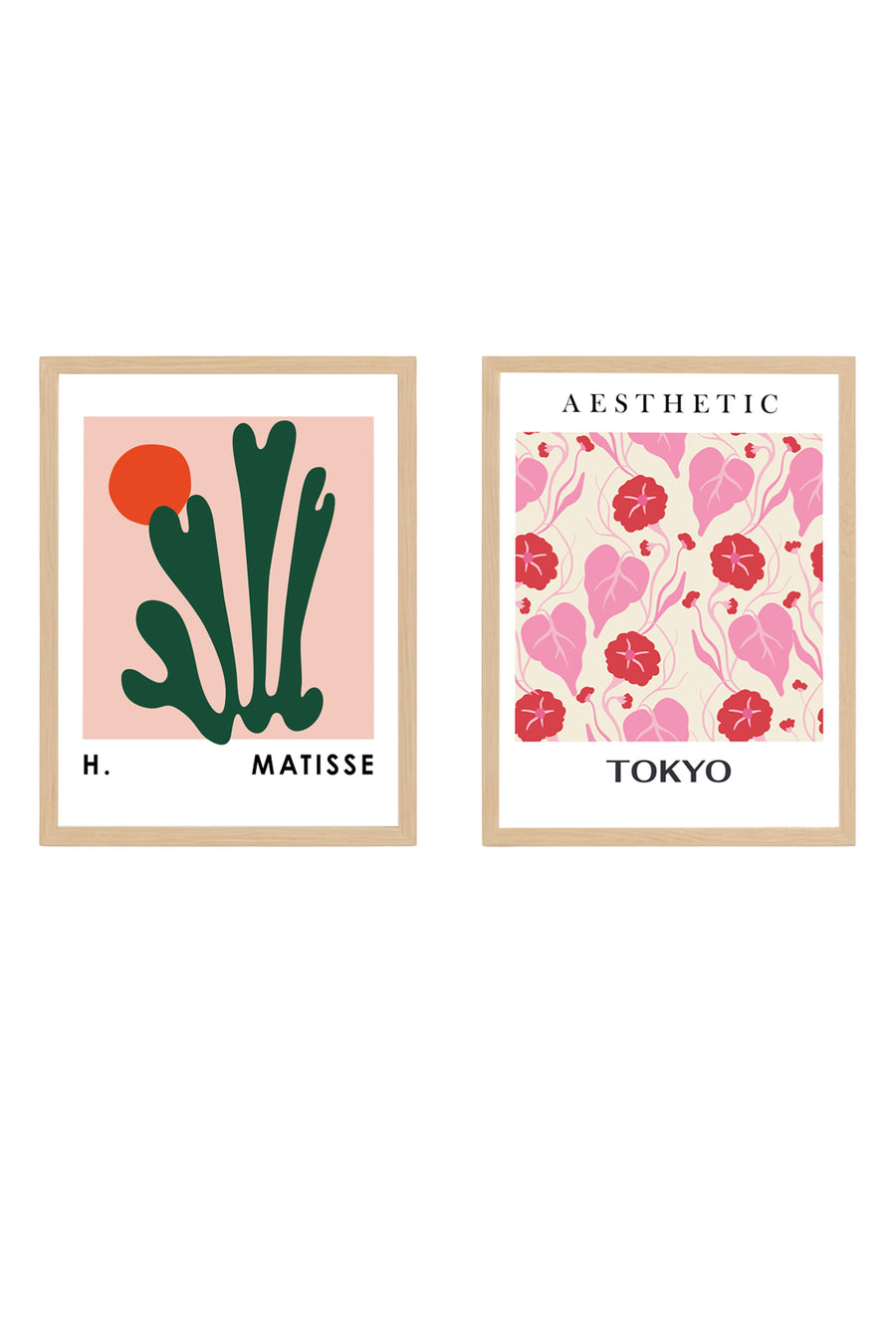 Modern Aesthetic Tablo Seti - Renkli 2’li Set | huhu166