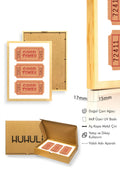 Doğal Ahşap Çerçeveli Retro Typografi Tablo - Good Times Yazısı | huhu2266