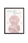 Doğal Ahşap Çerçeveli Retro Disco Hayal Tablo - Chase Your Dreams | huhu2559