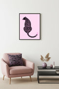 Doğal Ahşap Çerçeveli Retro Pop Art Skunk Tablo - Canlı Hayvanlar | huhu2651