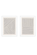 Modern Çizgili Tablo Seti - Minimalist 2’li Set | huhu2