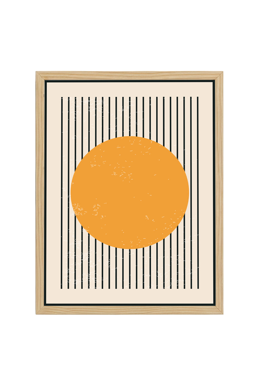 Ahşap Çerçeveli Geometrik Tablo | Huhu572