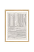 Ahşap Çerçeveli Minimalist Tablo | Huhu575
