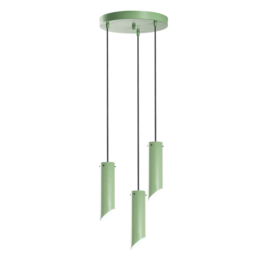 Boru Metal 3'lü Sarkıt Takım - Yesil