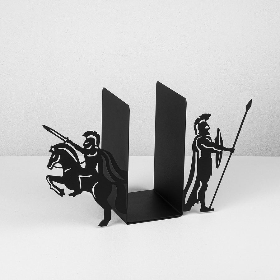 Spartal Metal Kitap Tutucu - Siyah