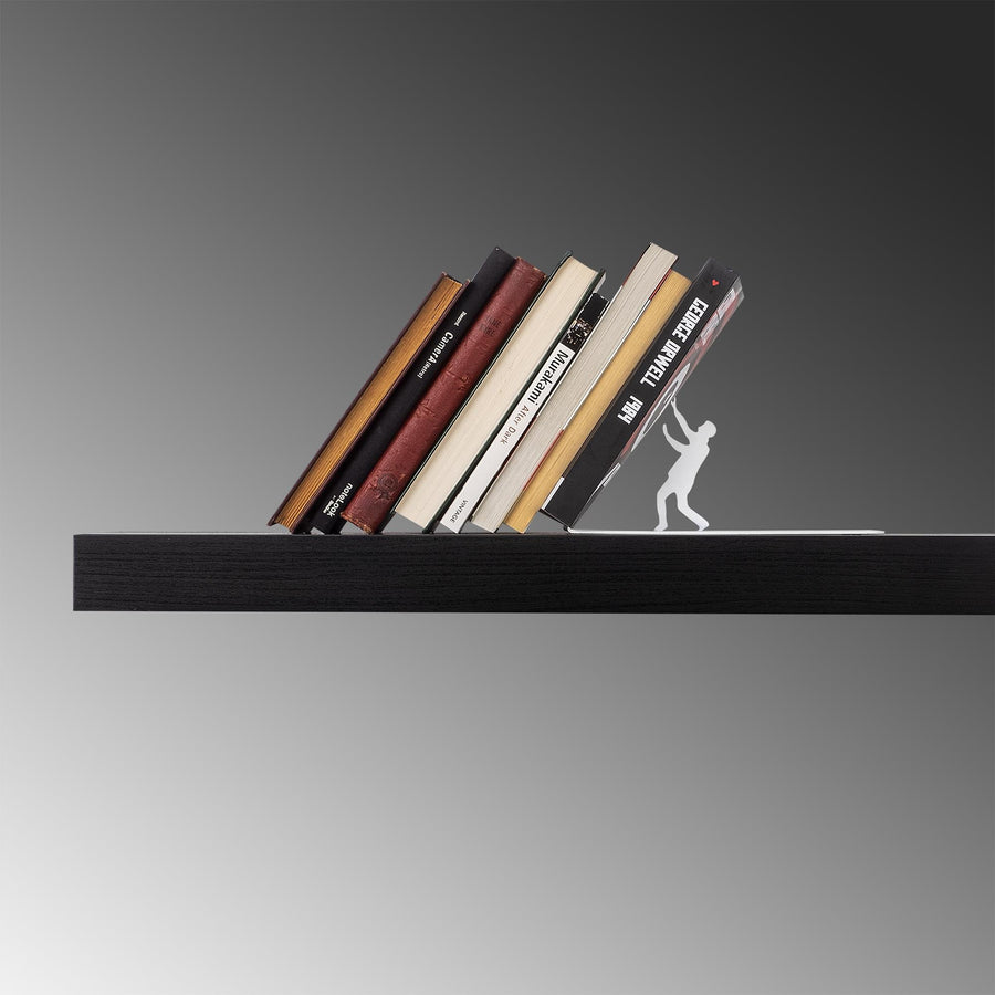 Geyik Metal Kitap Tutucu - Beyaz