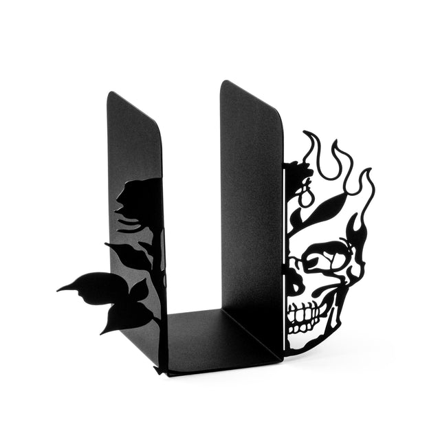 Kurukafa Metal Kitap Tutucu - Siyah