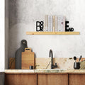 Book End Yazili Metal Kitap Tutucu - Siyah