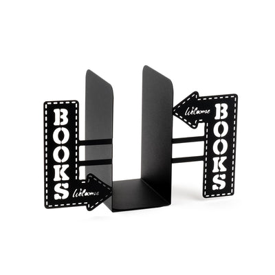 Books Tabela Metal Kitap Tutucu - Siyah