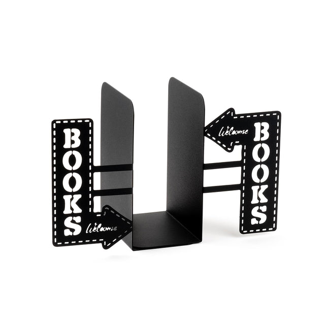 Books Tabela Metal Kitap Tutucu - Siyah