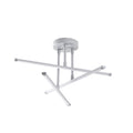 Çapraz Çubuk Modern Metal Plafonyer - Gri
