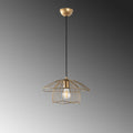 Lotus Tel Metal Tekli Sarkıt - Altin