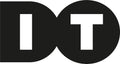 DT Monogram Metal Duvar Panosu - Siyah