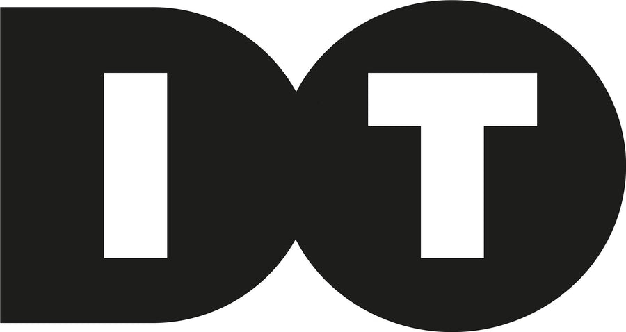 DT Monogram Metal Duvar Panosu - Siyah