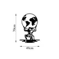 Atlas Mitolojik Metal Duvar Panosu - Siyah