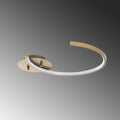 Halka LED Plafonyer Metal - Altın