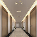 Halka LED Plafonyer Metal - Altın