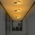 Halka LED Plafonyer Metal - Siyah