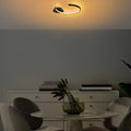 Halka LED Plafonyer Metal - Siyah