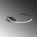 Halka LED Plafonyer Metal - Siyah