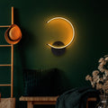 Halka LED Aplik Metal - Siyah