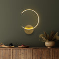 Halka LED Aplik Metal - Altın