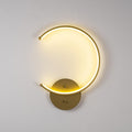 Halka LED Aplik Metal - Altın