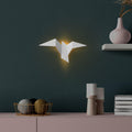 Origami Kuş Küçük Boy LED Aplik - Beyaz