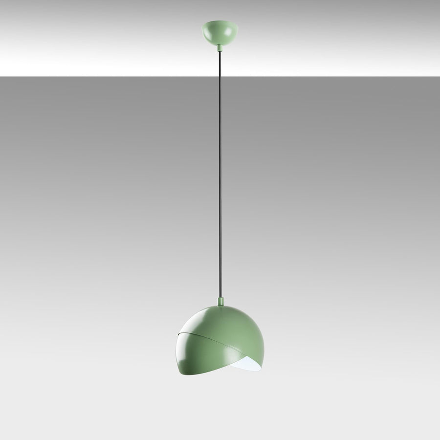 Metal Yarım Küre Tekli Sarkıt - Yesil