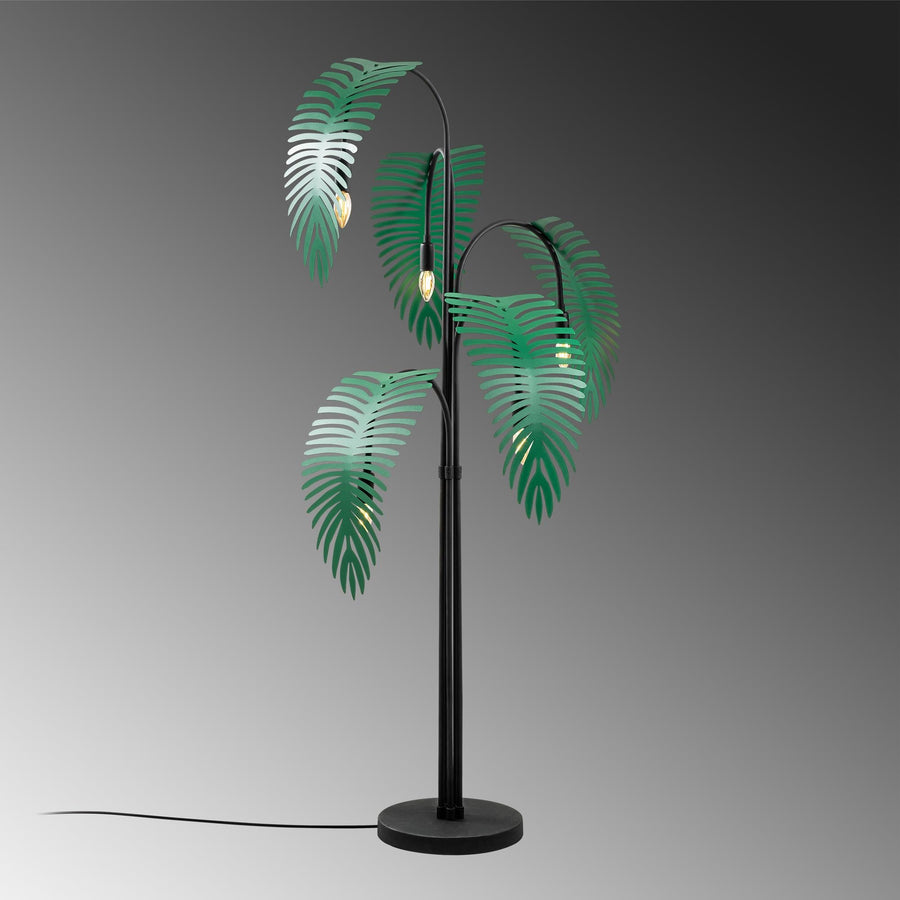Yaprak 5'li Metal Lambader - Yesil