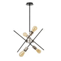 Sputnik Metal Avize Modern - Siyah