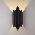 Boru Art Deco Tekli Aplik Modern - Siyah