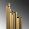 Boru Art Deco Tekli Aplik Modern - Altın